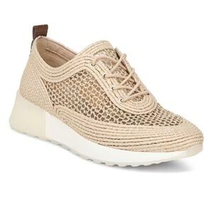 Sam Edelman Delma Woven Platform Raffia Sneaker